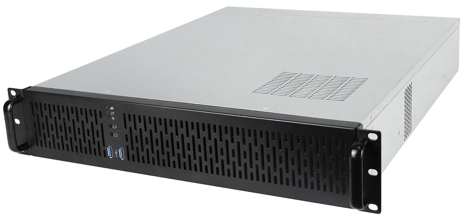 2U Server Chassis Rackmount Case | 4 x 3.5 Bays | 2 x 2.5 Devices | Compatible