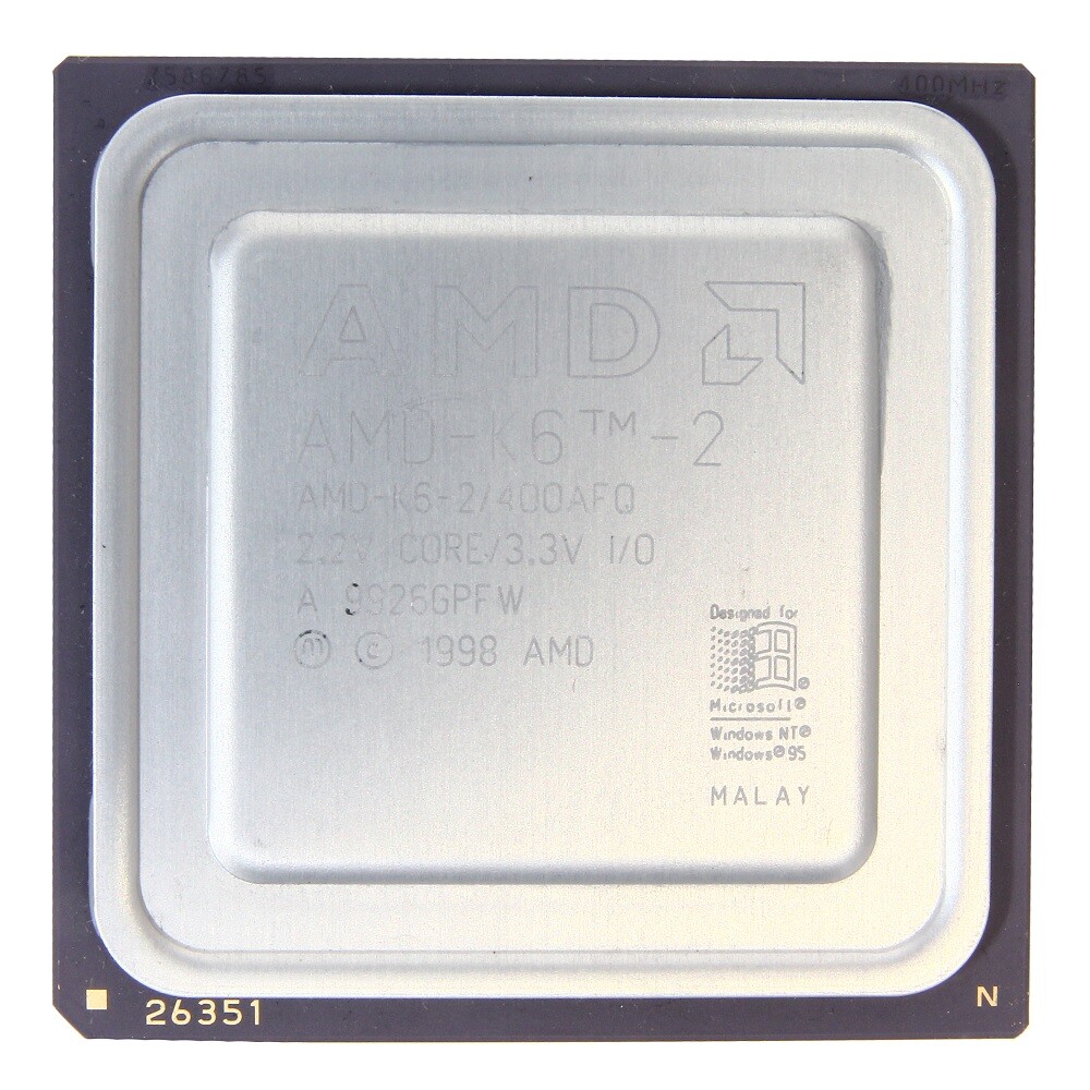 AMD AMD-K6-233APR 233MHz/32KB/66MHz Socket/Socket 7 Desktop CPU Processor 3.3V