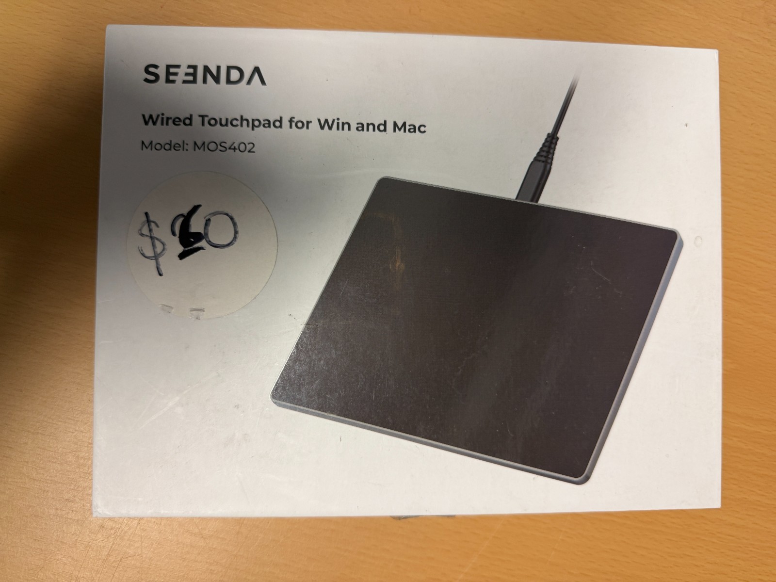 SEENDA MOS402 Wired Touchpad Trackpad for Windows & Mac USB Open Box