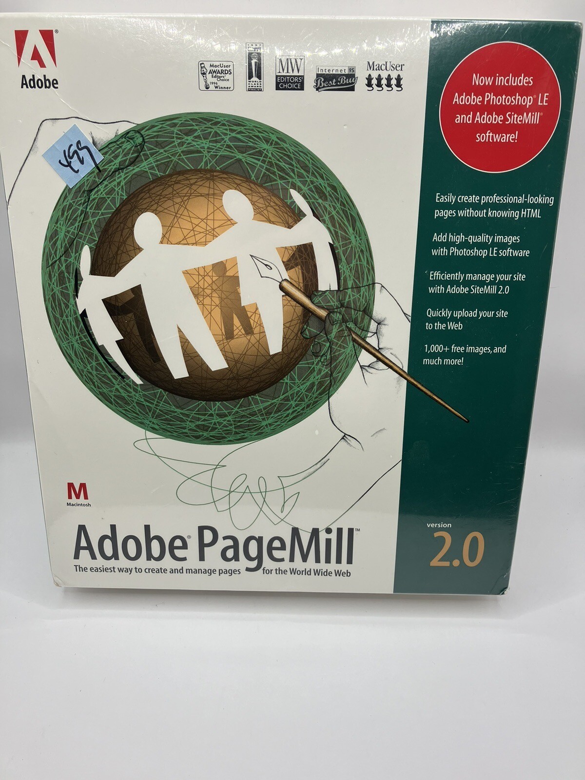 Adobe Pagemill Version 2.0 for Mac SEALED