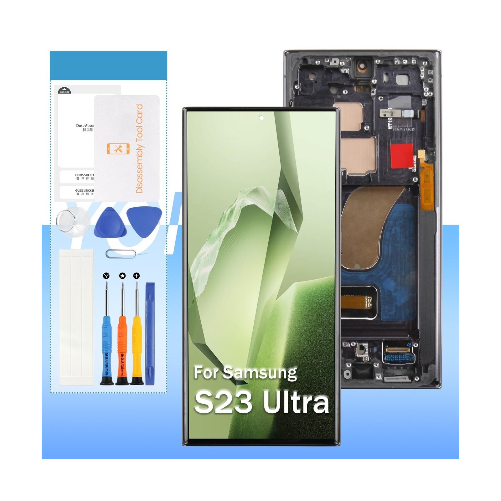 Original for Samsung Galaxy S23 Ultra Screen Replacement SM-S918 6.8“ LCD