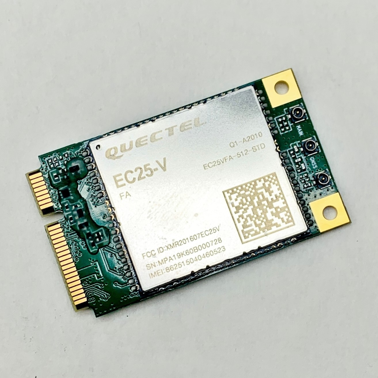 Quectel EC25-V LTE 4G GNSS Cellular Mini PCIe Modem Module Card EC25VFA-512-STD