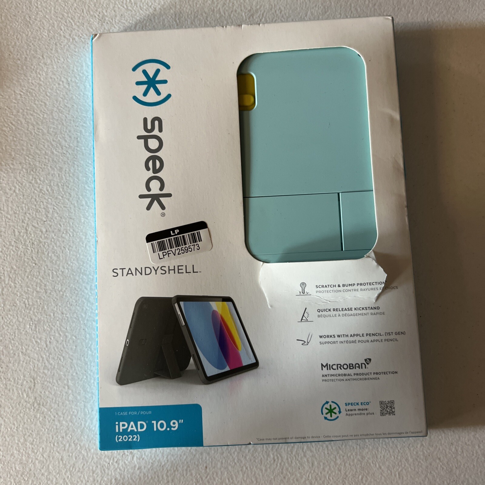 Speck iPad 10th Generation Standyshell Case - Teal - Brand New In The Box 