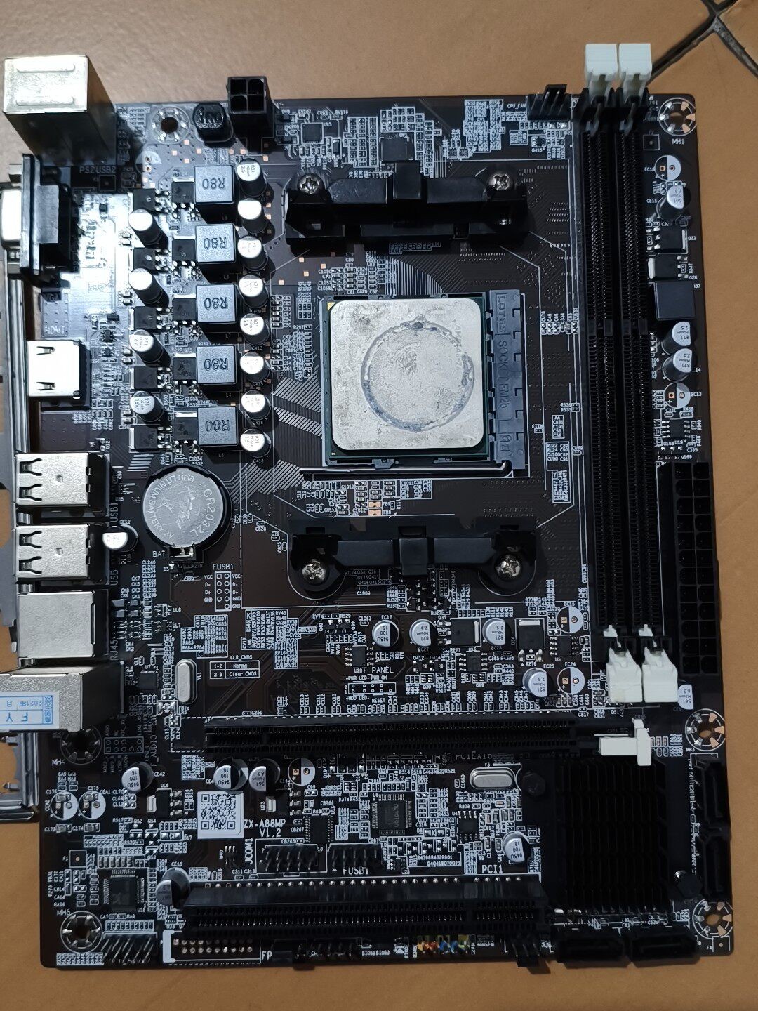 Used A88MP FM2+ Motherboard AMD A8-7600 CPU DDR3 HDMI Combo Tested