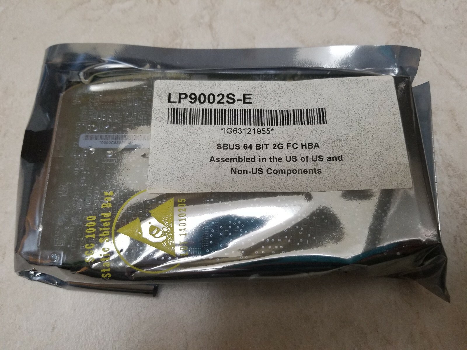 EMC Emulex LightPulse LP9002S-E 2GB 64 Bit FC HBA Network Card, New & Sealed