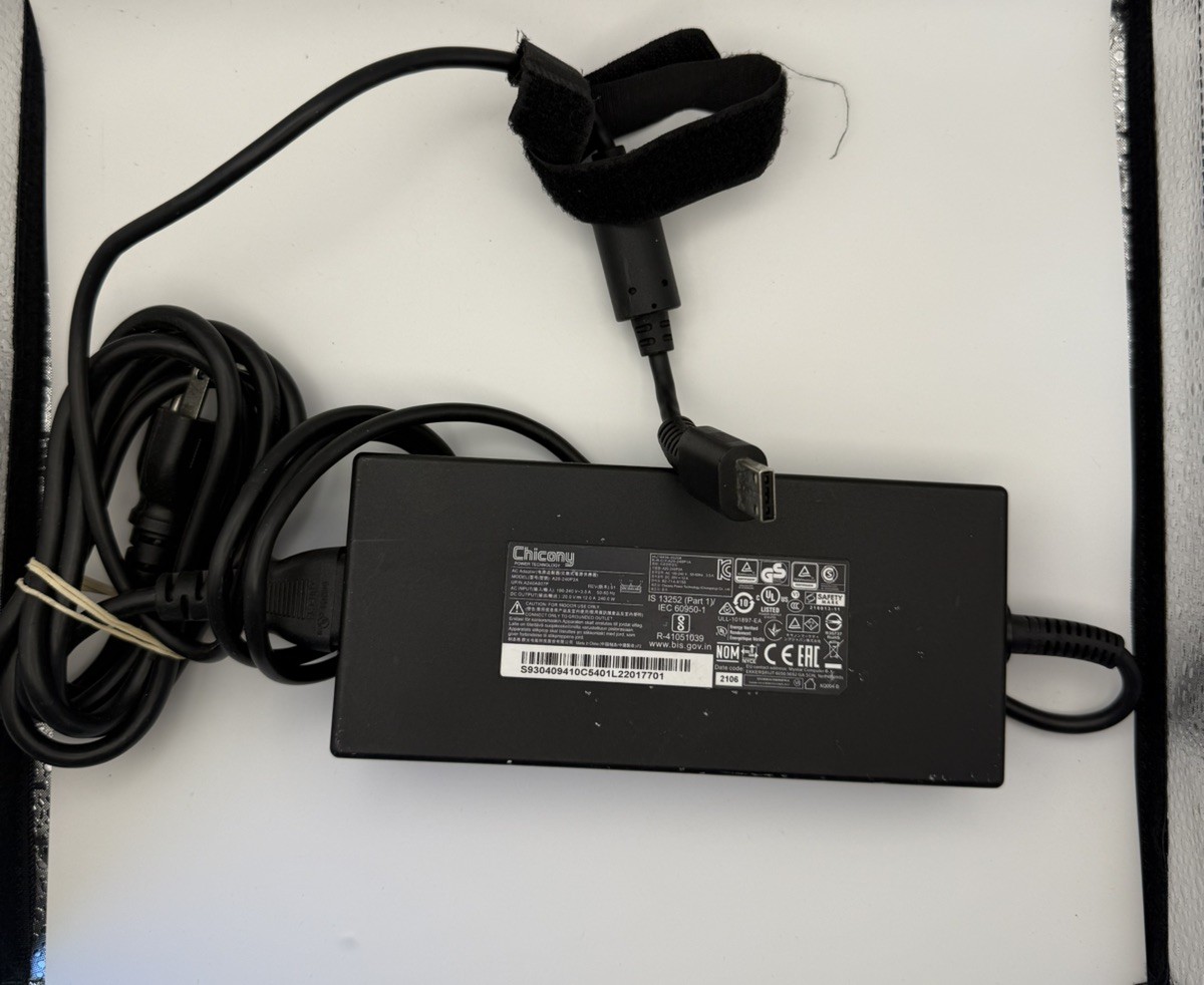 Chicony 20V 240W A20-240P2A AC Adapter  For MSI Stealth 17 Studio A13VH-053US