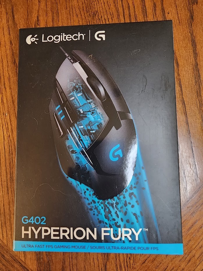 NIB Logitech G402 Hyperion Fury Ultra Fast FPS Gaming Mouse Sealed 910-004069