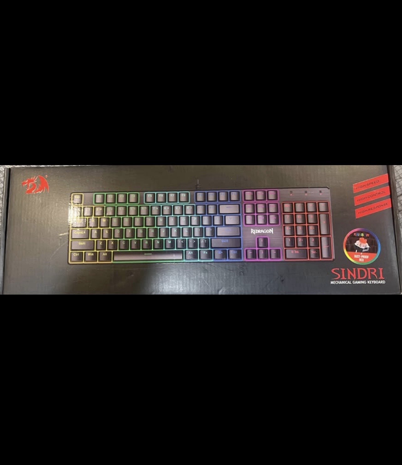 Redragon Sindri K671 Mechanical Gaming Keyboard Red Switch, Wired, Metal Frame