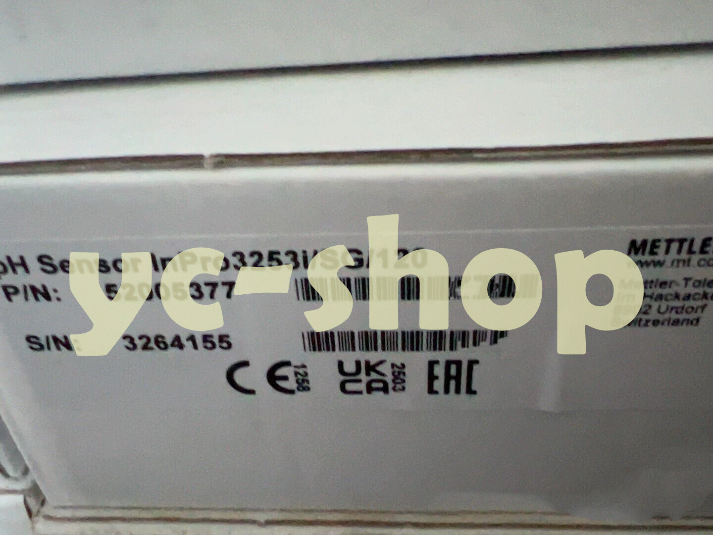 NEW METTLER InPro3253i/SG/120 52005377 PH Electrode Fast Shipping via FedEx or D