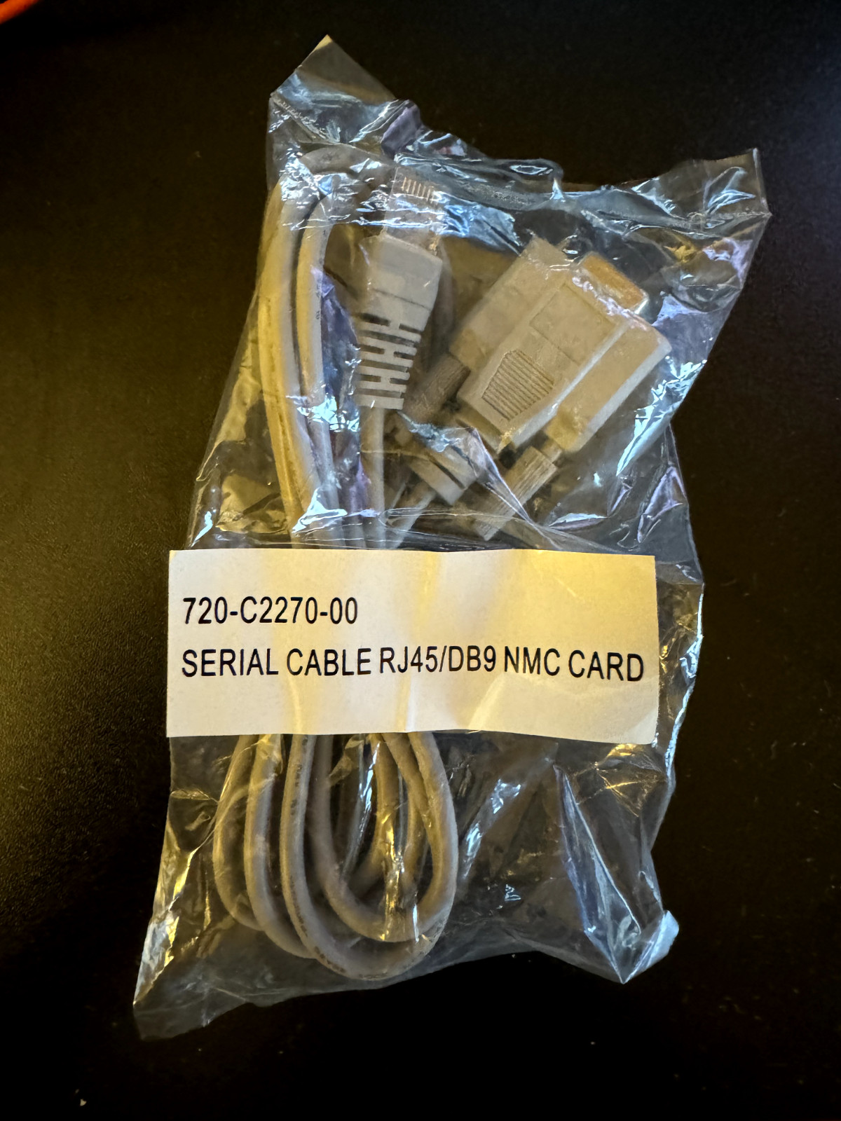 Dell Eaton HP UPS Network Card Serial Console Cable DB9 to RJ45 NMC 720-C2270-00