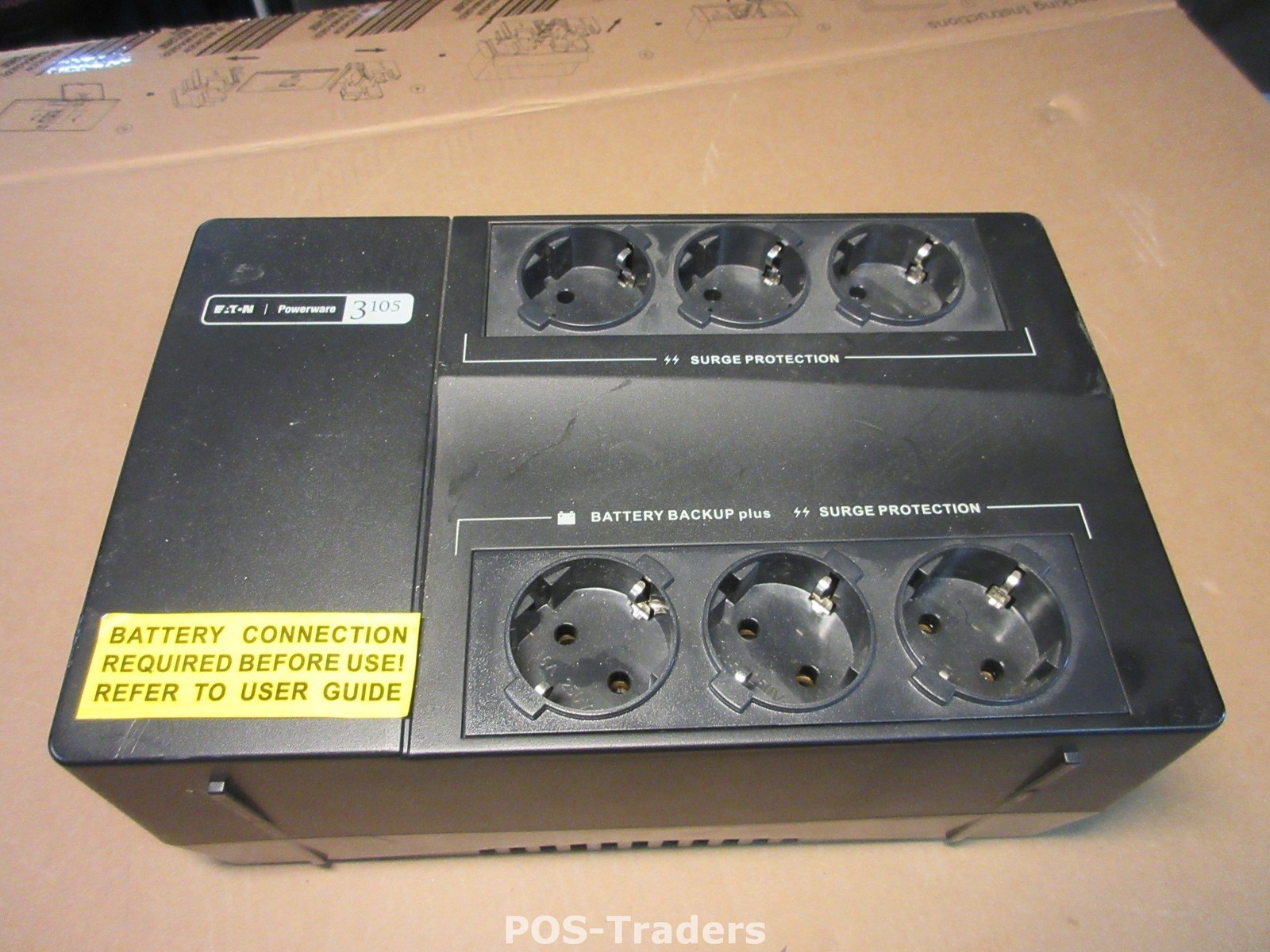 EATON PW3105 3105 350S 350VA 210W Battery Backup Plus 6-slots POWERWARE