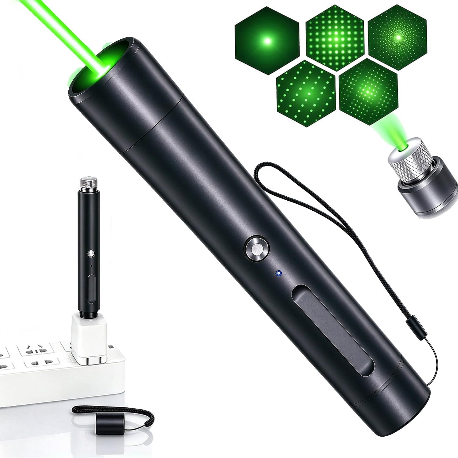 Rechargeable Green Presentation Light
