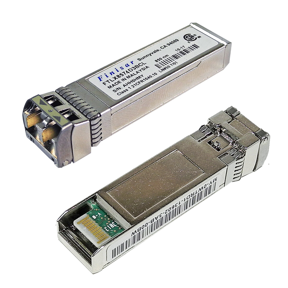 Finisar FTLX8574D3BCL 10GBASE FC SFP+ SR/SW 850nm Transceiver