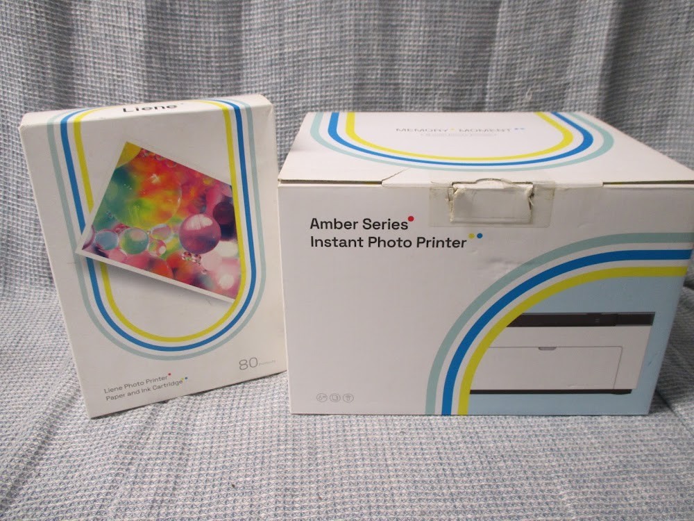 Liene Amber Series M100 Instant Photo Printer + Liene Photo Paper (4x6)