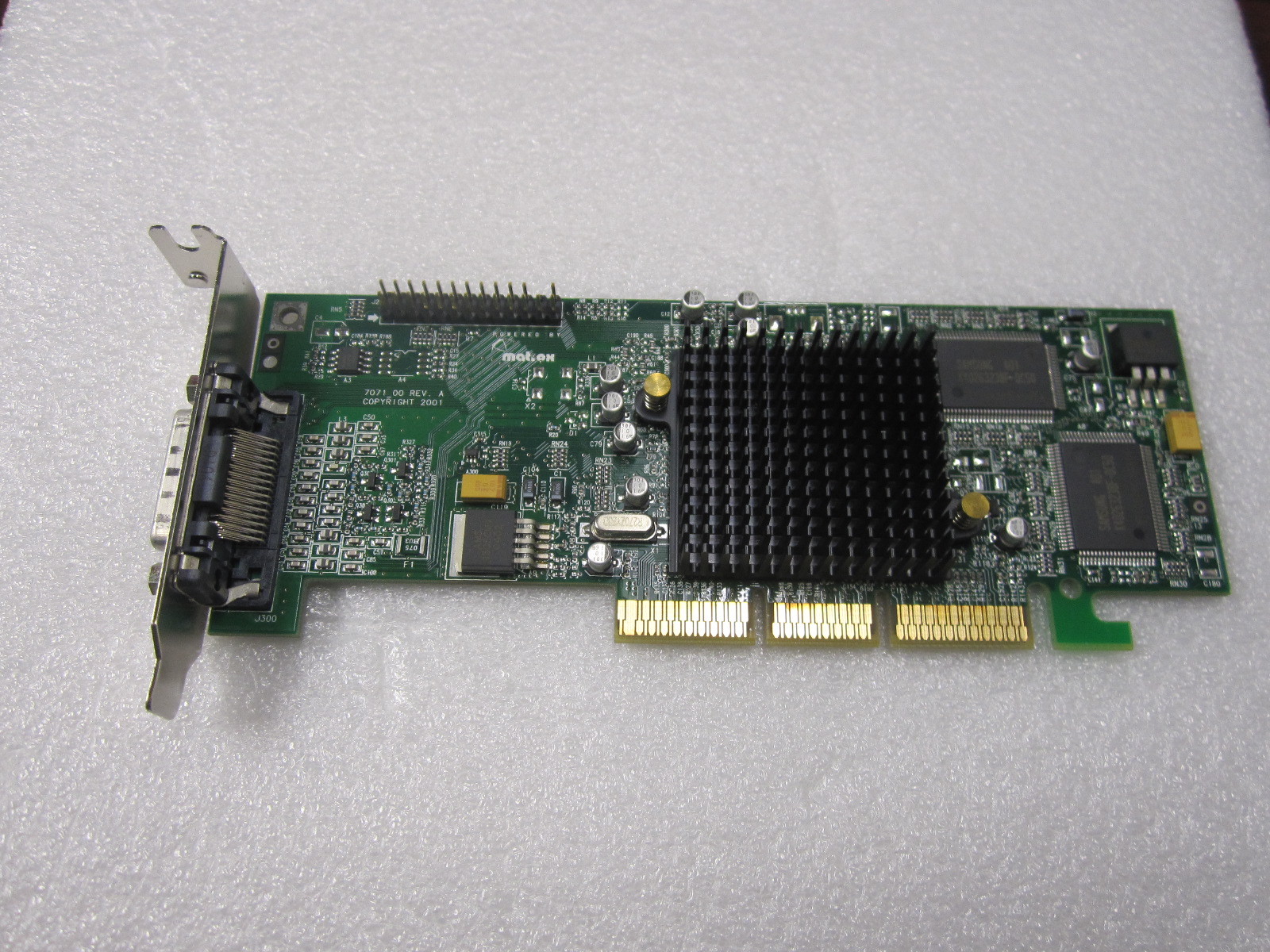 Vintage & New Matrox G550 32MB AGP Video Card G55MADDL32DR 7071-00 Rev.A