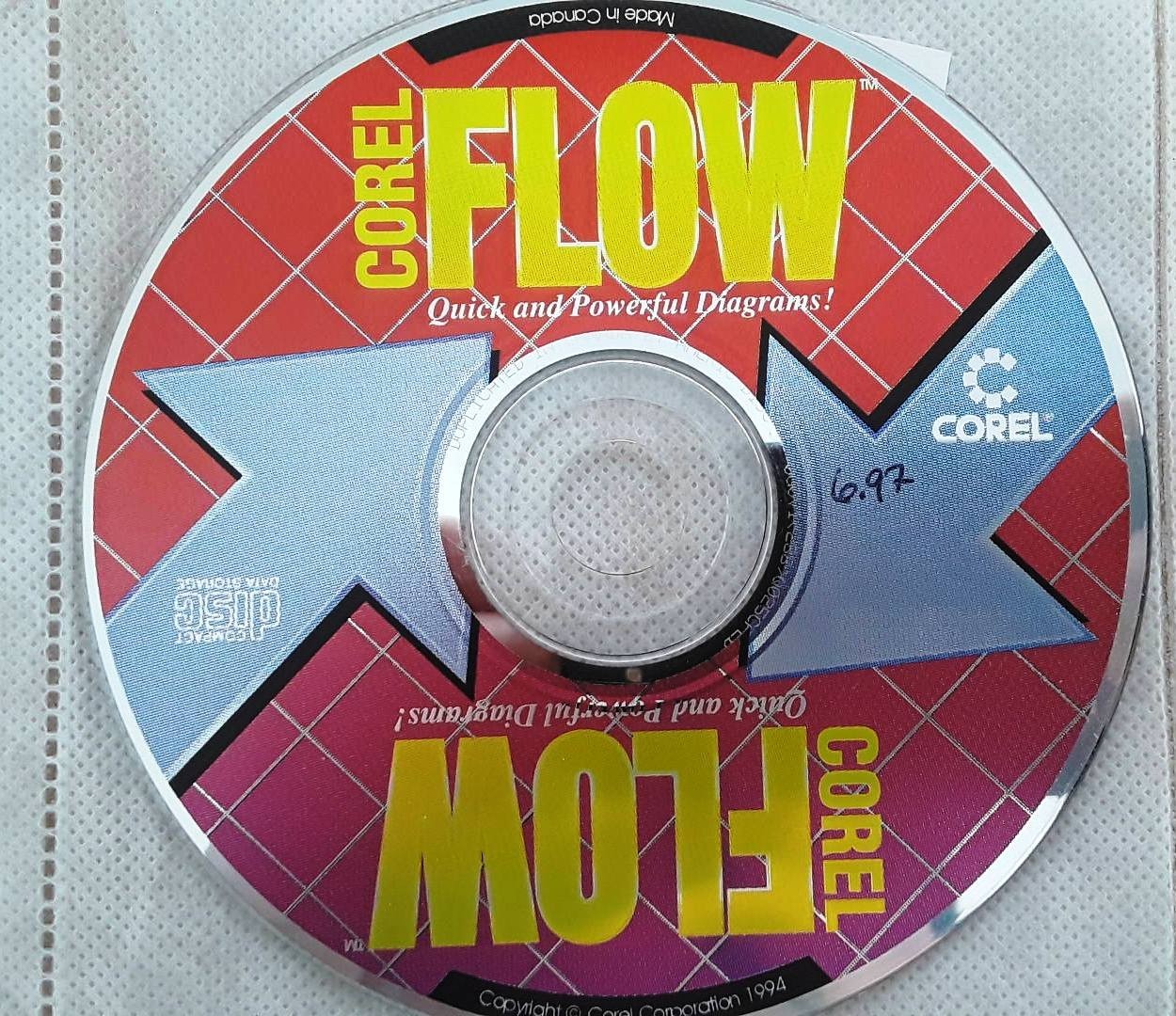 Corel Flow Version 2.0 for Windows CD w/ License