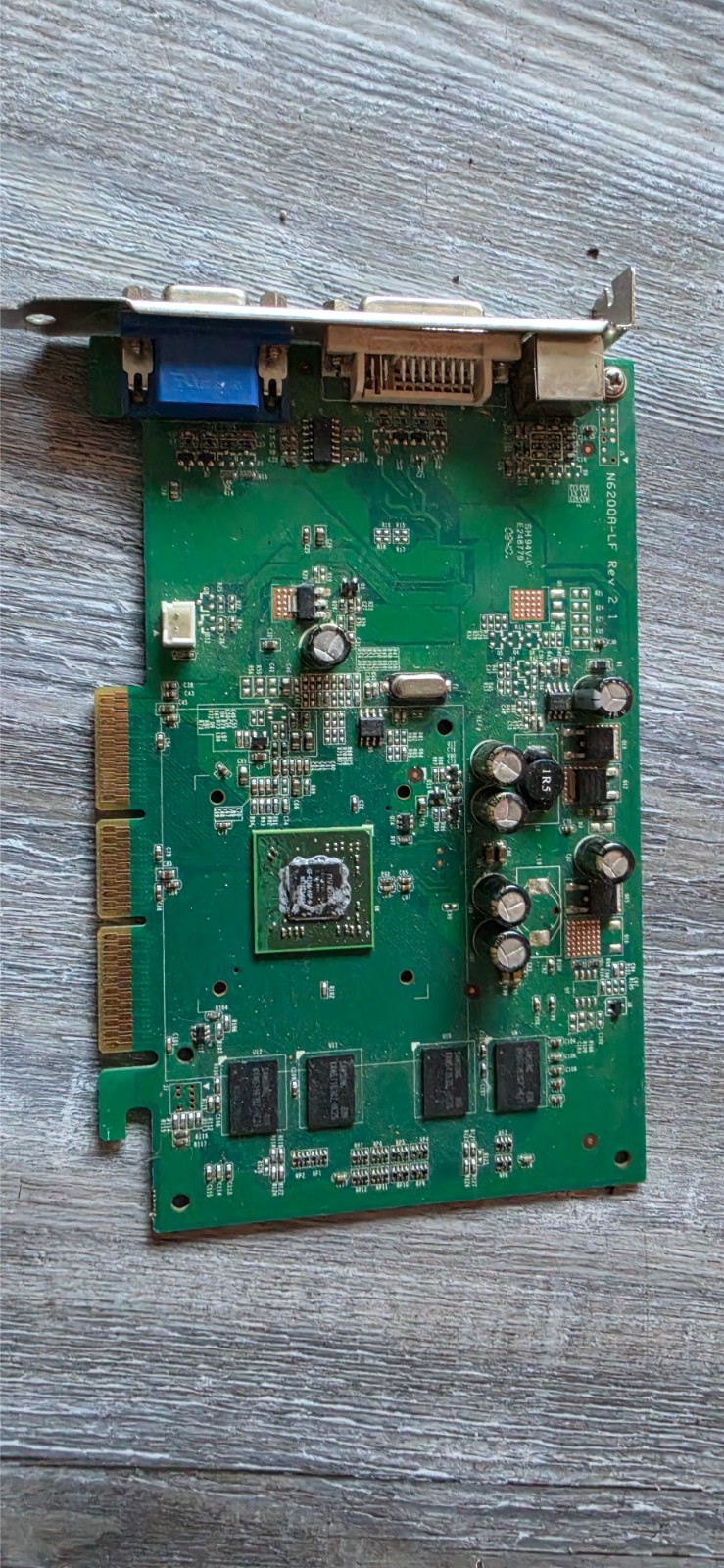 NVIDIA GeForce 6200 256MB AGP Video Card Untested As-Is No Returns