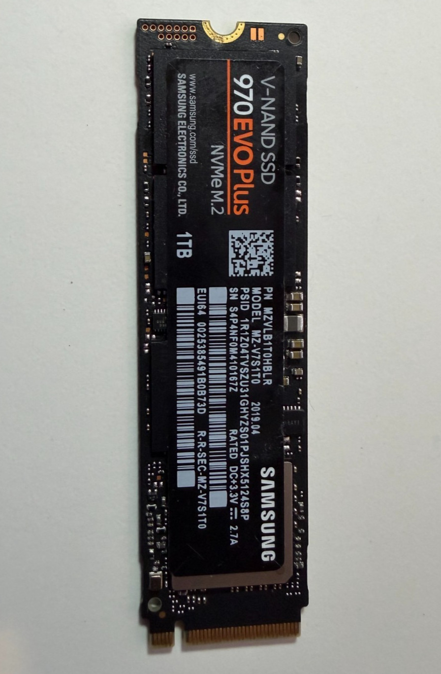 Samsung 1TB V-NAND 970 EVO Plus NVMe Solid State Drive MZVL21T0HBLR MZ-V7S1T0