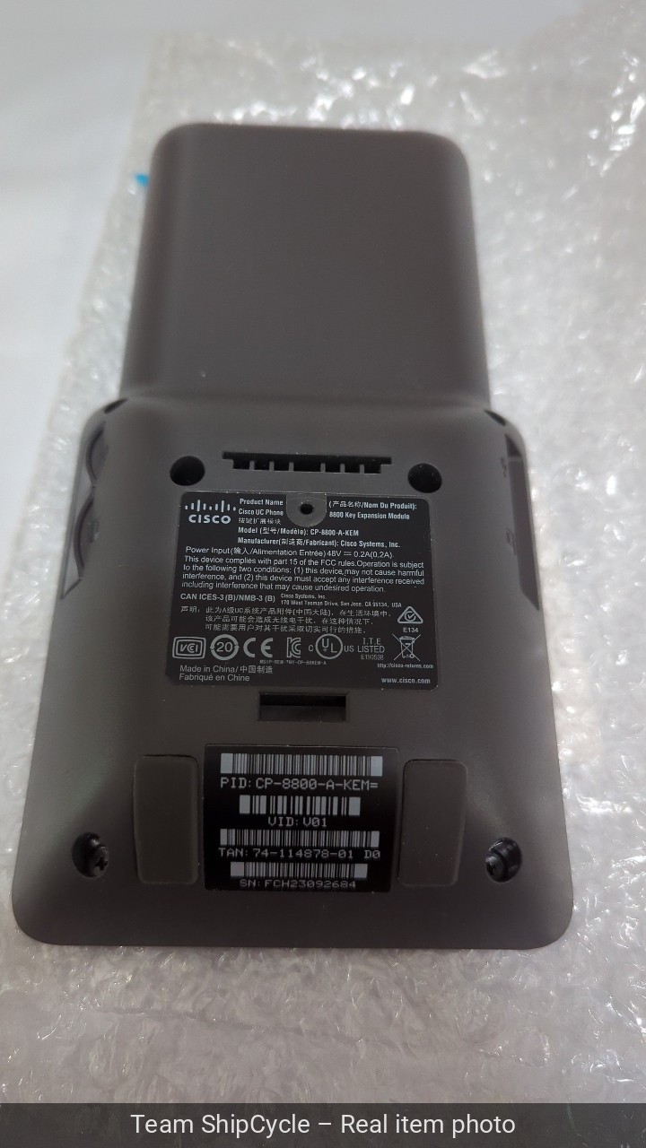 U94841 Cisco CP8800AKEM Series Key Expansion Module G1N