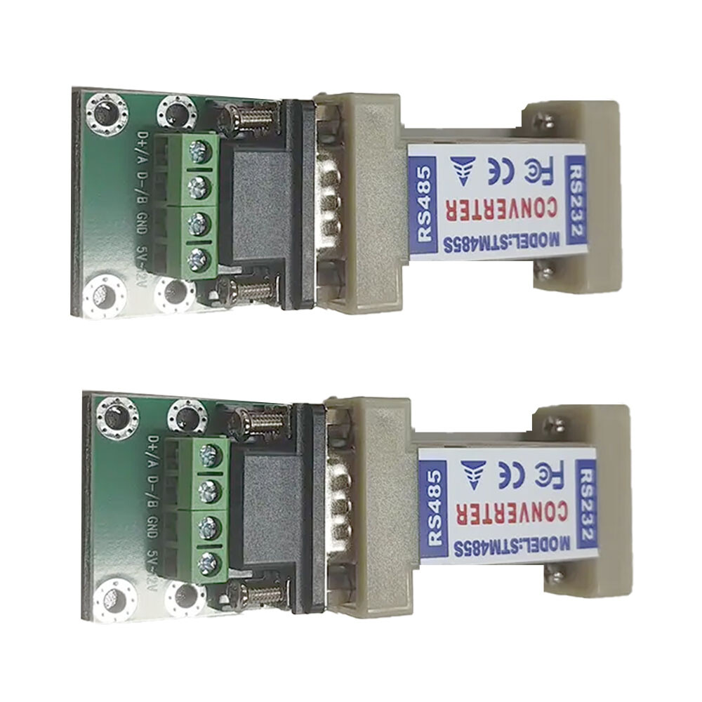 2/4/10 Pack 4 Pin RS232 to RS485 Communication Data Converter Adapter NEW