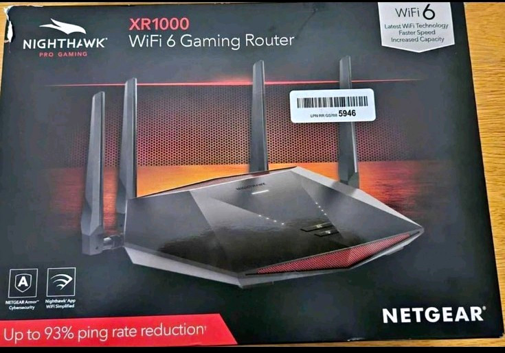 NETGEAR Nighthawk Pro Gaming XR1000 WiFi 6 AX5400 Dual-Band Router