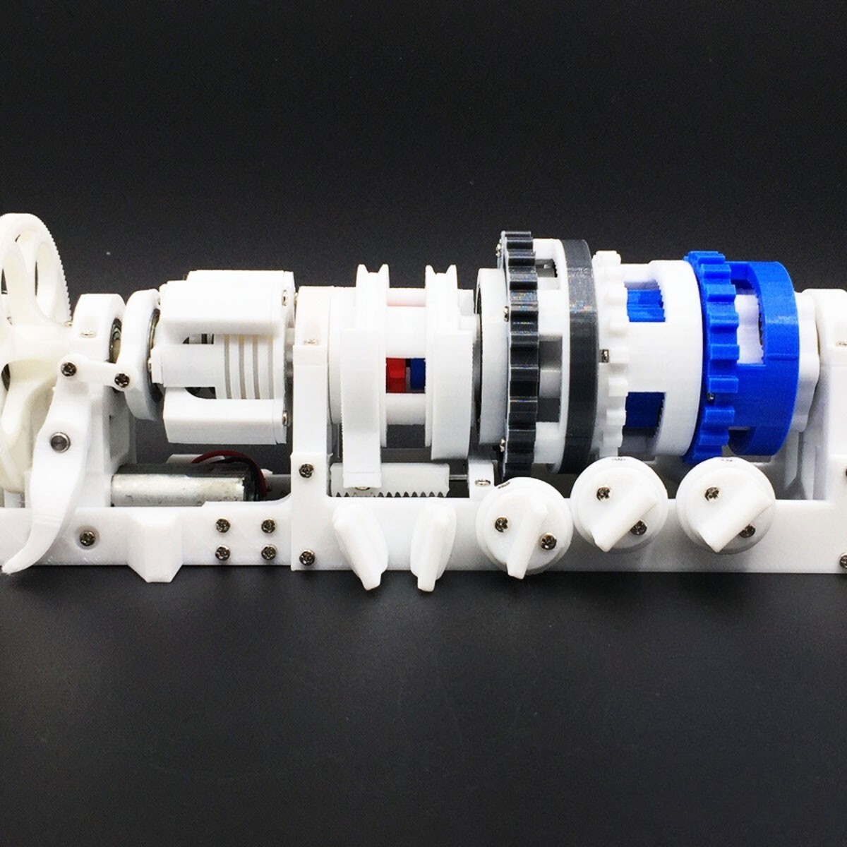 3D Printed New Planetary Gear Set 6+R Gear, Auto 6AT Transmission Gearbox