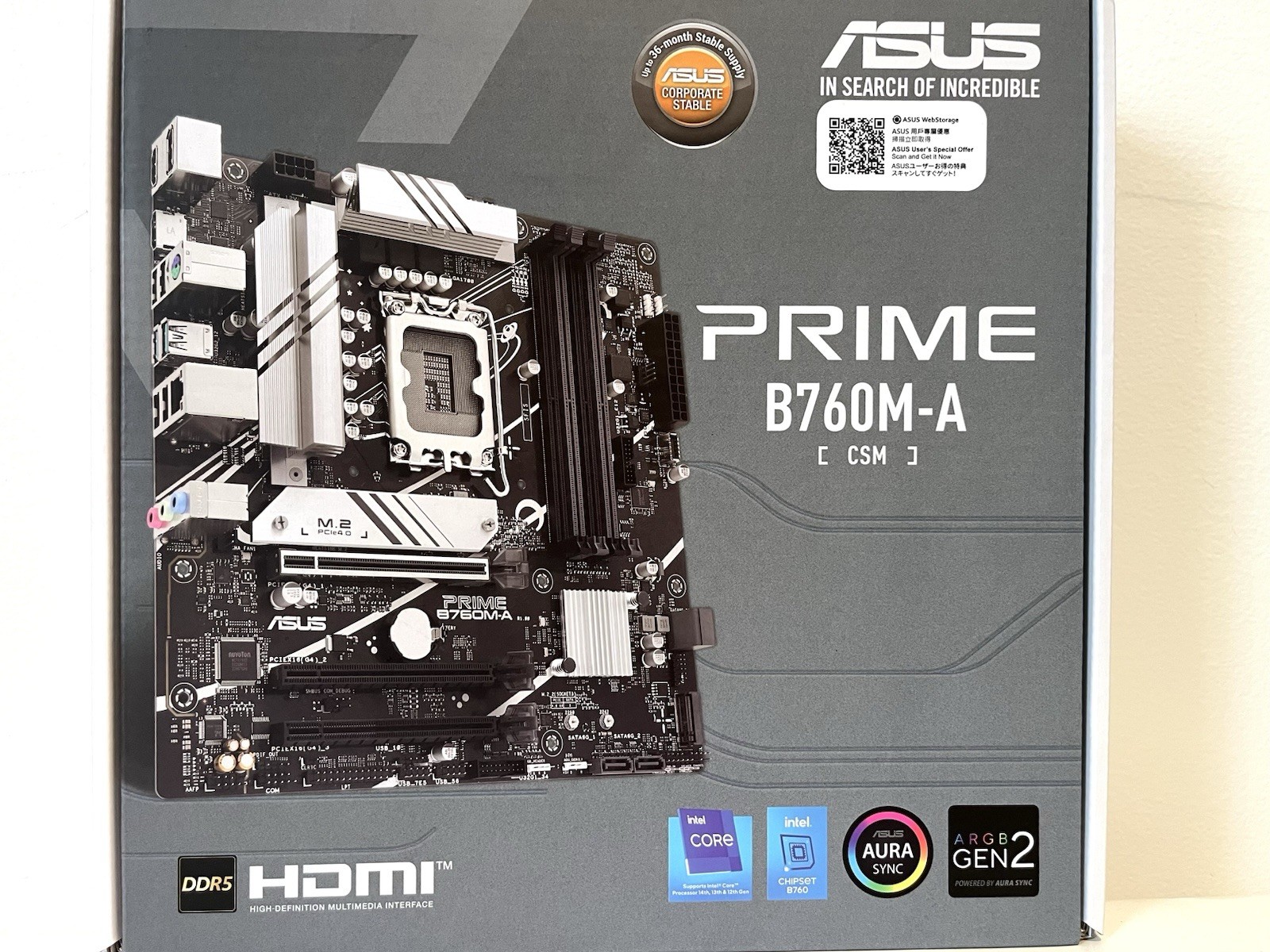 ASUS Prime B760M-A-CSM.