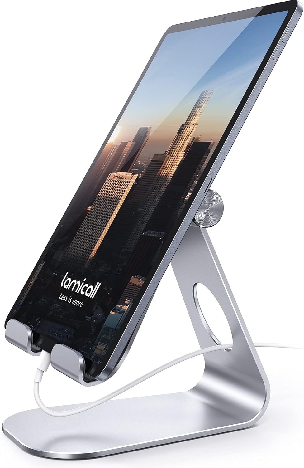 Lamicall Adjustable Aluminum Tablet Stand 4-13 Inch Multi-Angle Holder