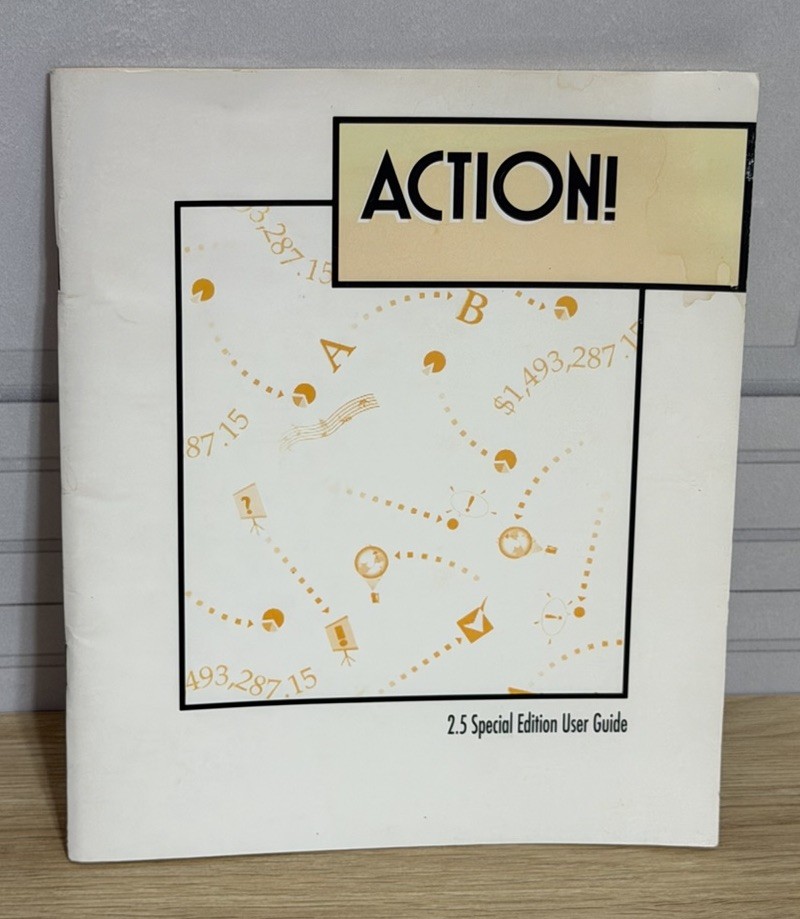 Windows Action 2.5 Macromedia, Vintage Computer instruction manual book 1993