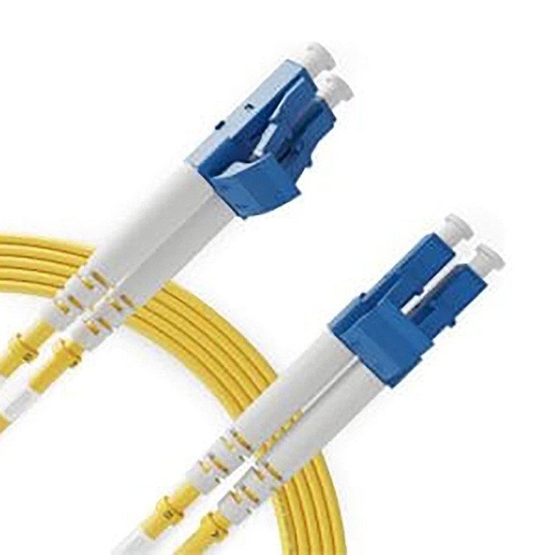 1M-10M LC UPC-LC UPC Duplex OS2 9/125 LSZH Single Mode Fiber Patch Cord FTTH