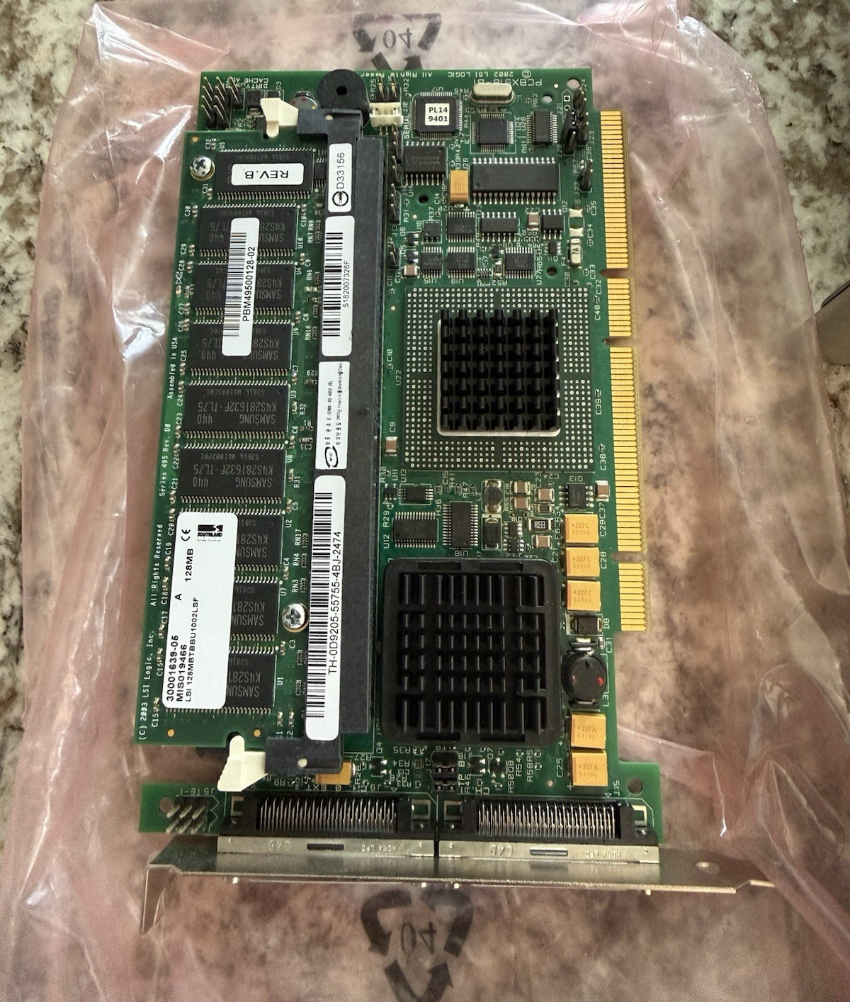 Dell PERC 3/DC Dual Channel Ultra160 SCSI RAID Controller 128MB Cache PCI-X BBWC