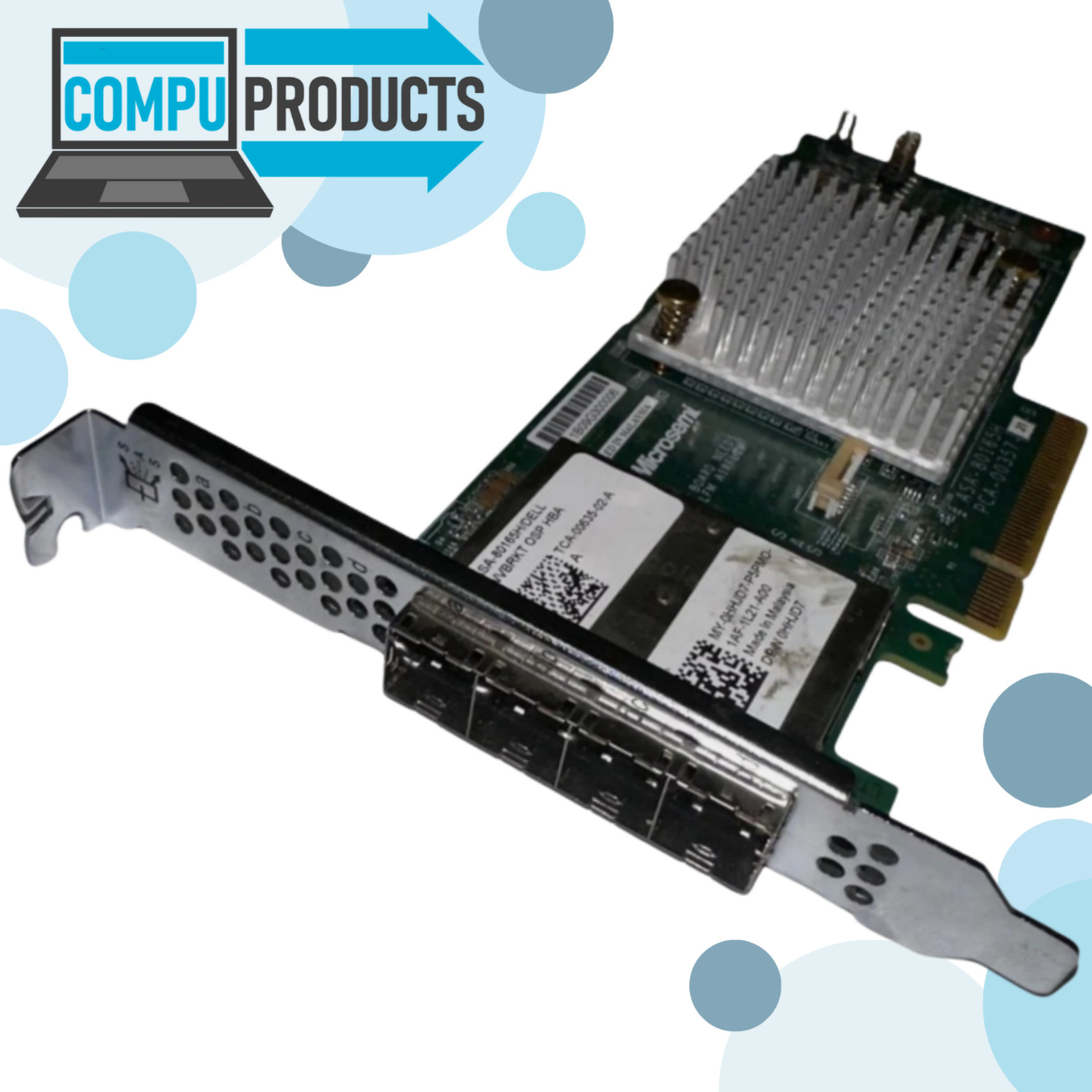 Microsemi Host Bus Adapter ASA-80165H WVBRKT OSP HBA for Dell Servers