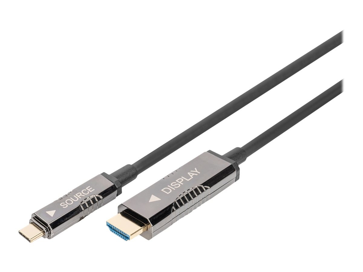 DIGITUS 4K USB Type C to HDMI AOC Adapter Cable Adapters AK-330150-200-S
