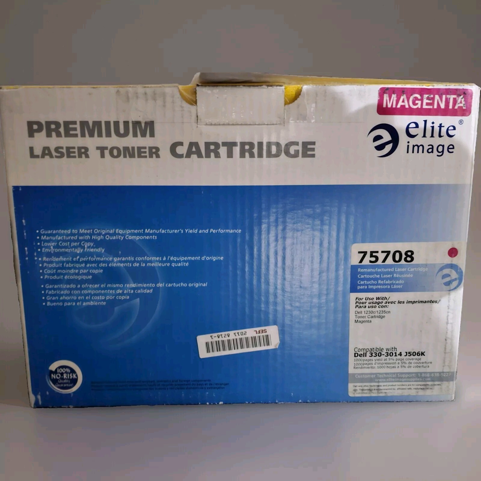 Elite Image 75708 Magenta Laser Toner Cartridge – Compatible with Dell 330-3014 