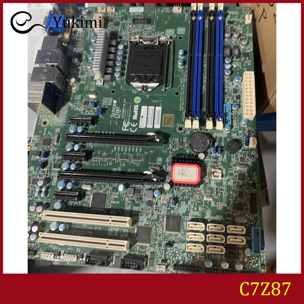 FOR Supermicro C7Z87 Ｍotherboard Test OK