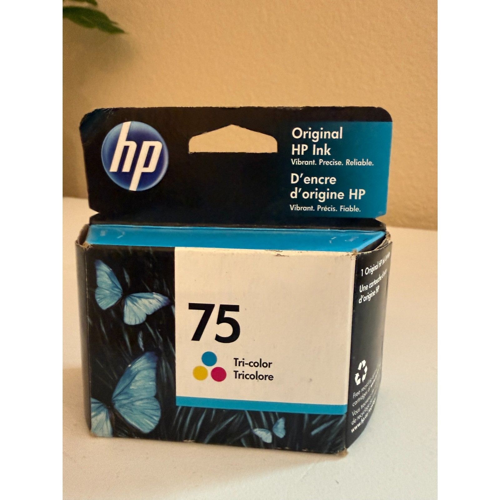HP 75 Tri-Color Original Ink Cartridge (CB337WN) New in Box Exp 2022