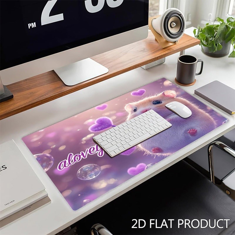 Custom 2D Digital Print Polyester Mouse Pad, Multiple Specifications Available