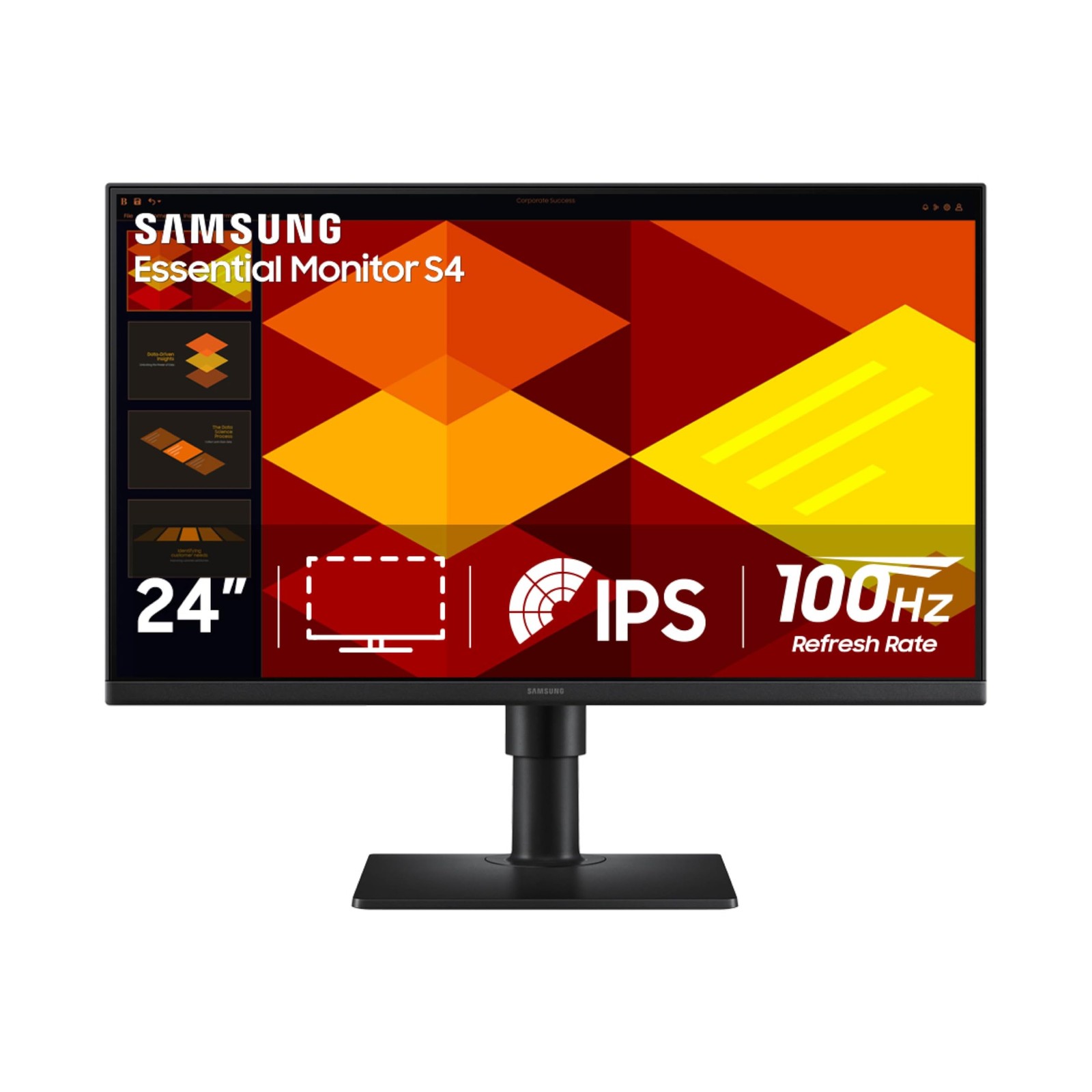 Samsung 24" S40GD Borderless IPS Business Monitor, 100Hz Refresh Rate