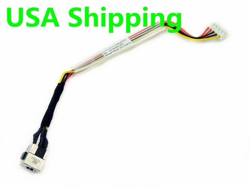Original DC power jack in cable harness for Compaq Presario A900 C700 DV2000
