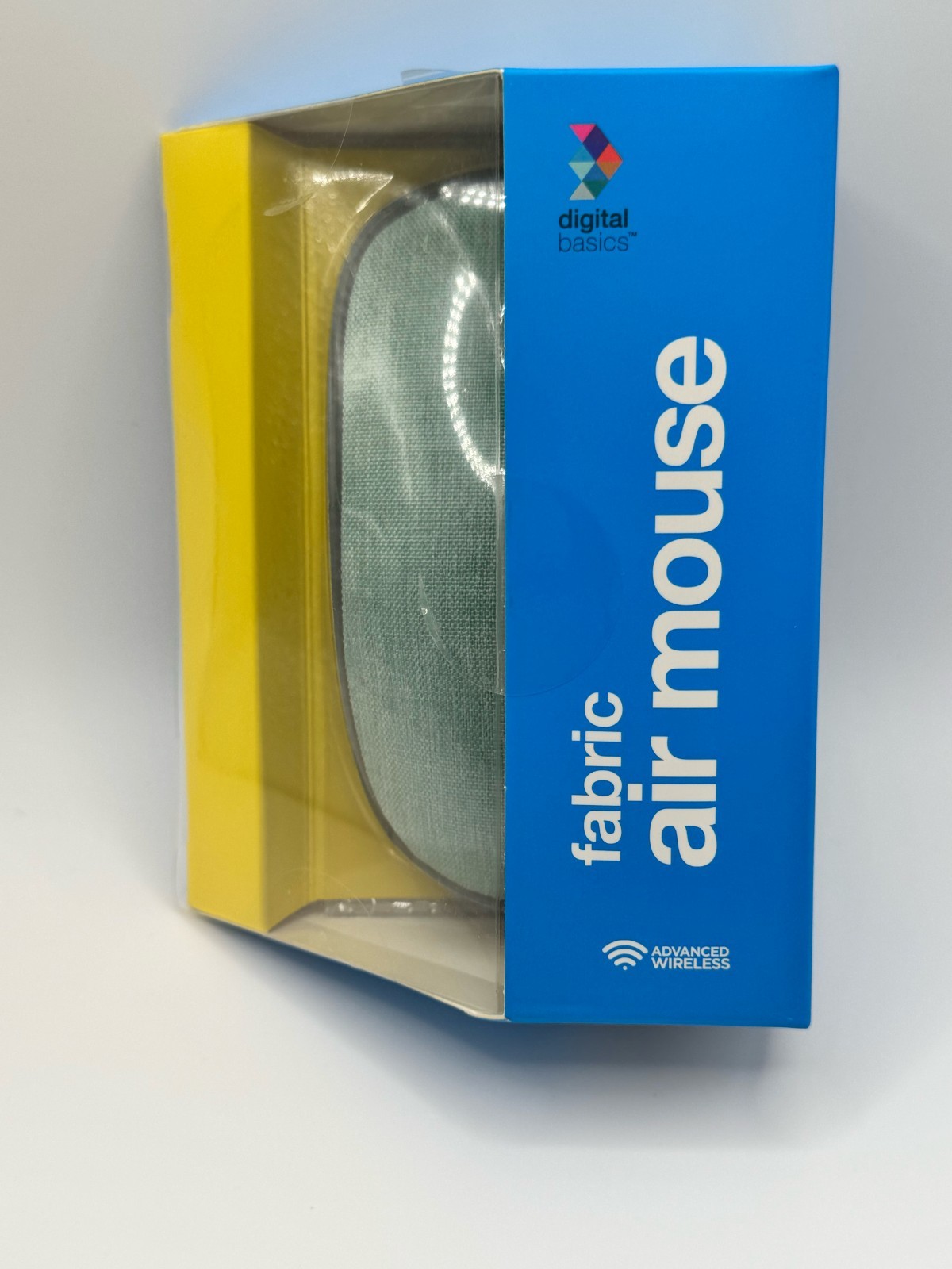Digital Basics Fabric Air Mouse Wireless USB RF Mouse BCOMFMS Capri Green New