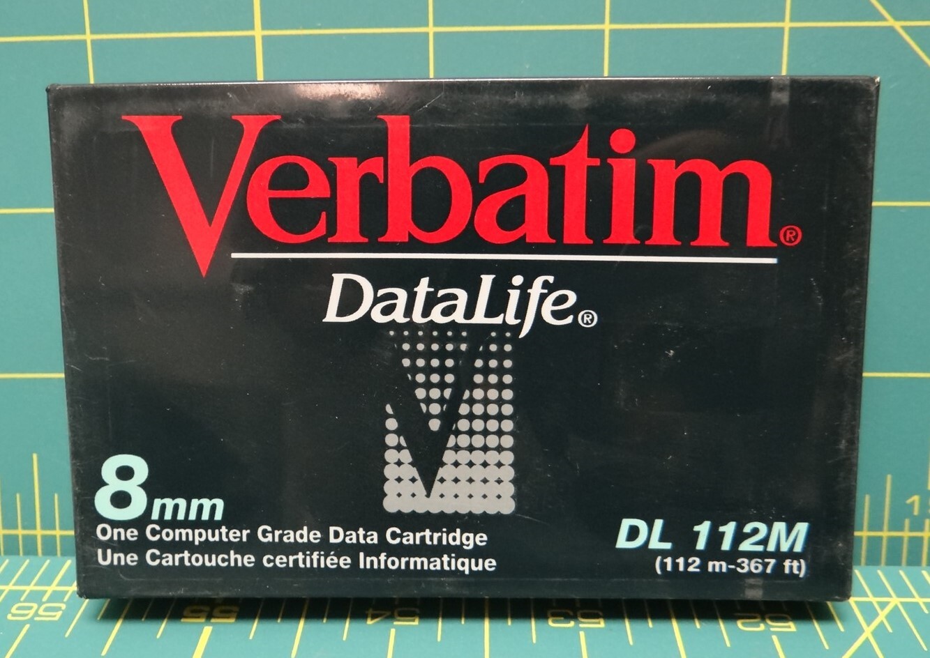 Lot of 10 Verbatim Digital 8mm Data Cartridge (Data Tape), DL 112M