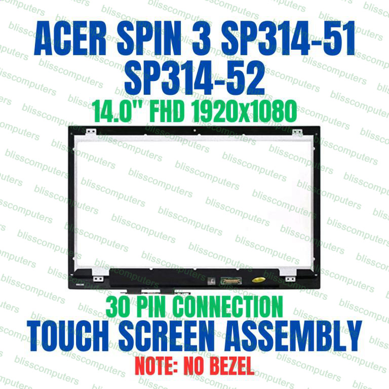 Acer Spin 3 SP314-51 LCD Touch Screen Module No Bezel6M.GUWN1.001