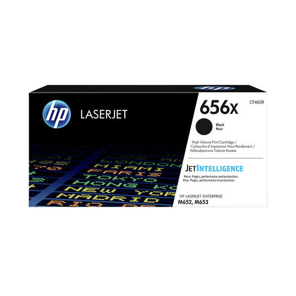New Open Box HP 656X High Yield Black Original LaserJet Toner Cartridge, CF460X