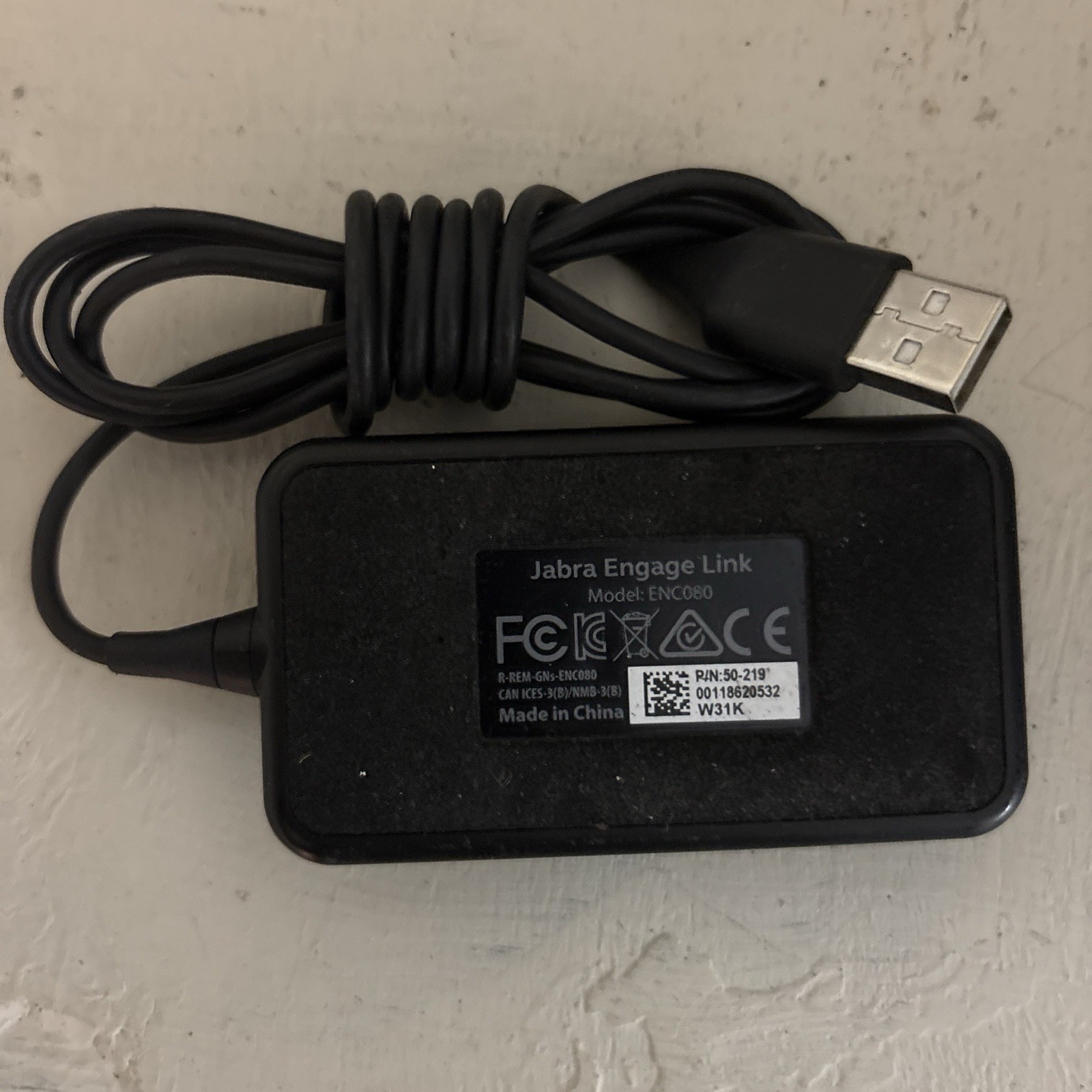 10 units: JABRA GN Engage Link USB Black Model ENC080 Wired Controller