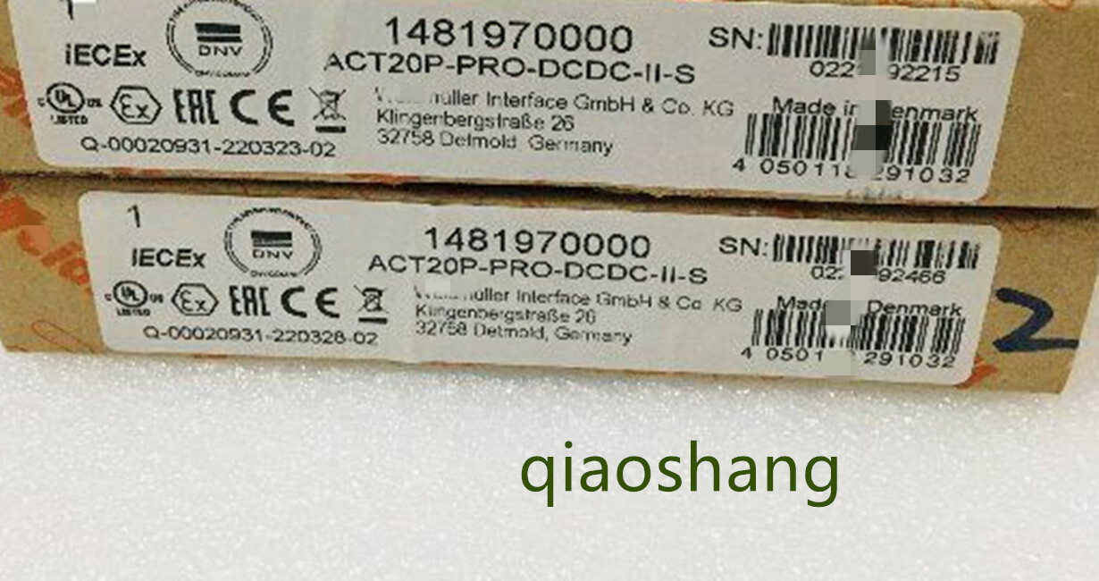 1PCS NEW Weidmuller ACT20P-PRO-DCDCII-S Signal transmitter（DHL/FEDEX）