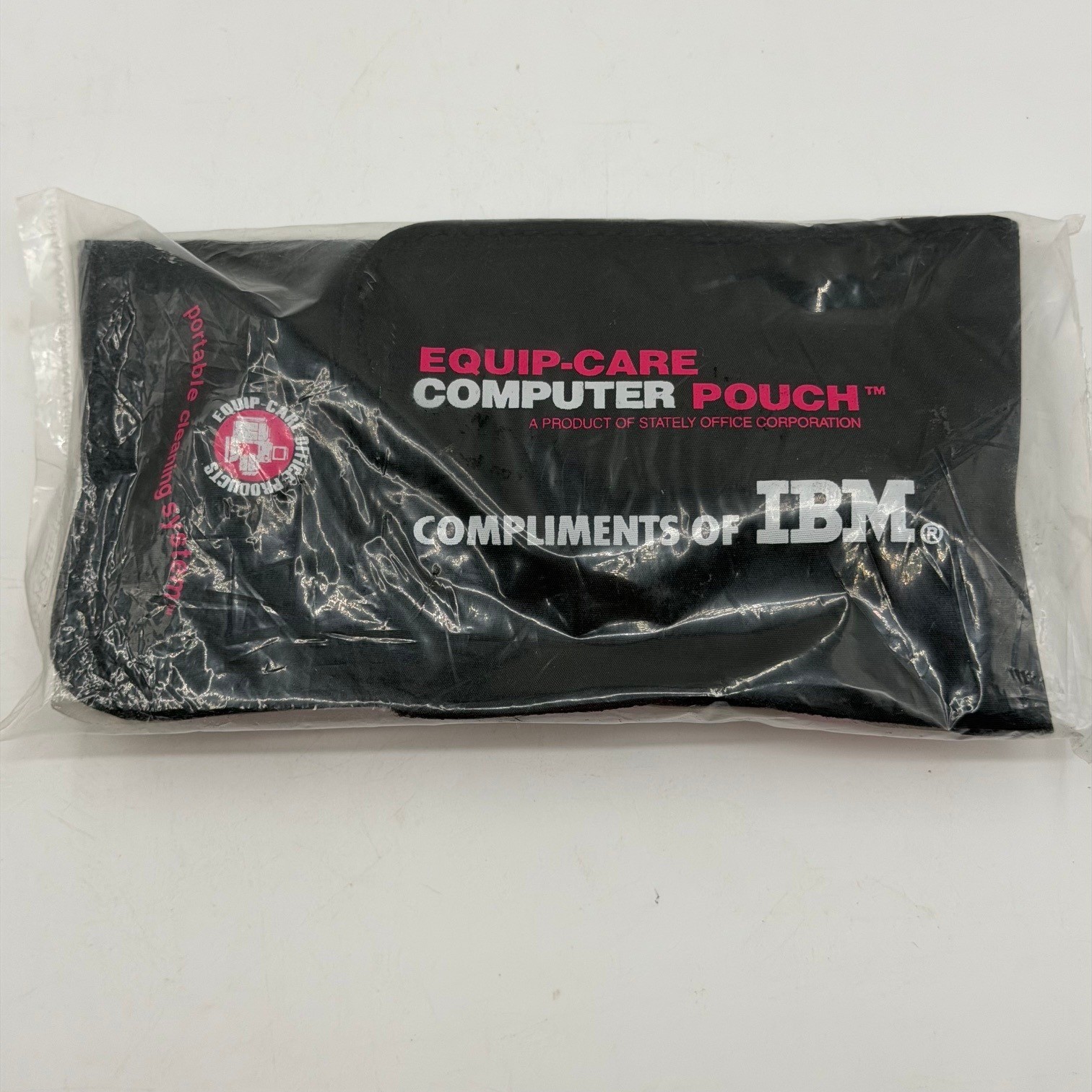 VTG IBM Collectible Equip-Care Computer Pouch 1999 Deadstock Retro Cleaning Kit
