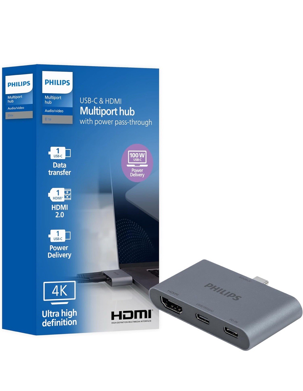 PHILIPS MULTIPORT HUB USB-C & HDMI