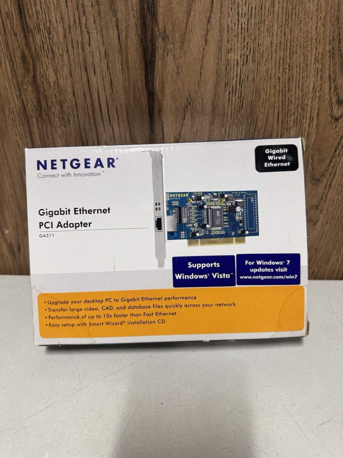Netgear Gigabit Ethernet PCI Adapter GA311 Open box