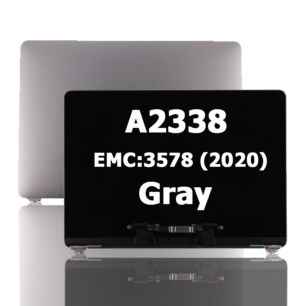 For Macbook Pro 13.3" A2338 2020 EMC:3578 LCD Screen+Top Cover Replacement Gray