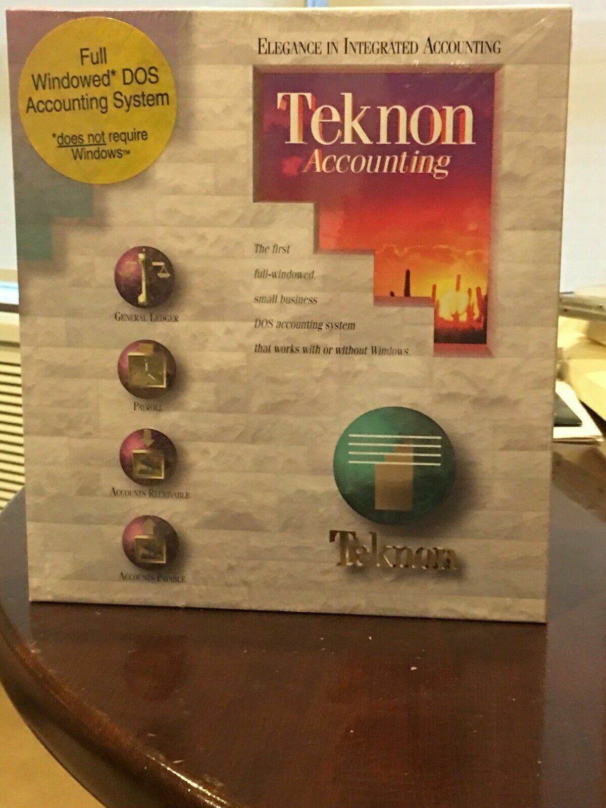 ERP BRAND NEW $4000 Teknon Accounting Software Shrink Wrapped